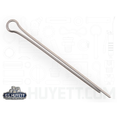 Huyett Standard Cotter Pin, 5/64 in Dia, 1-1/2 in L, Stainless Steel CPS-078-1500/D